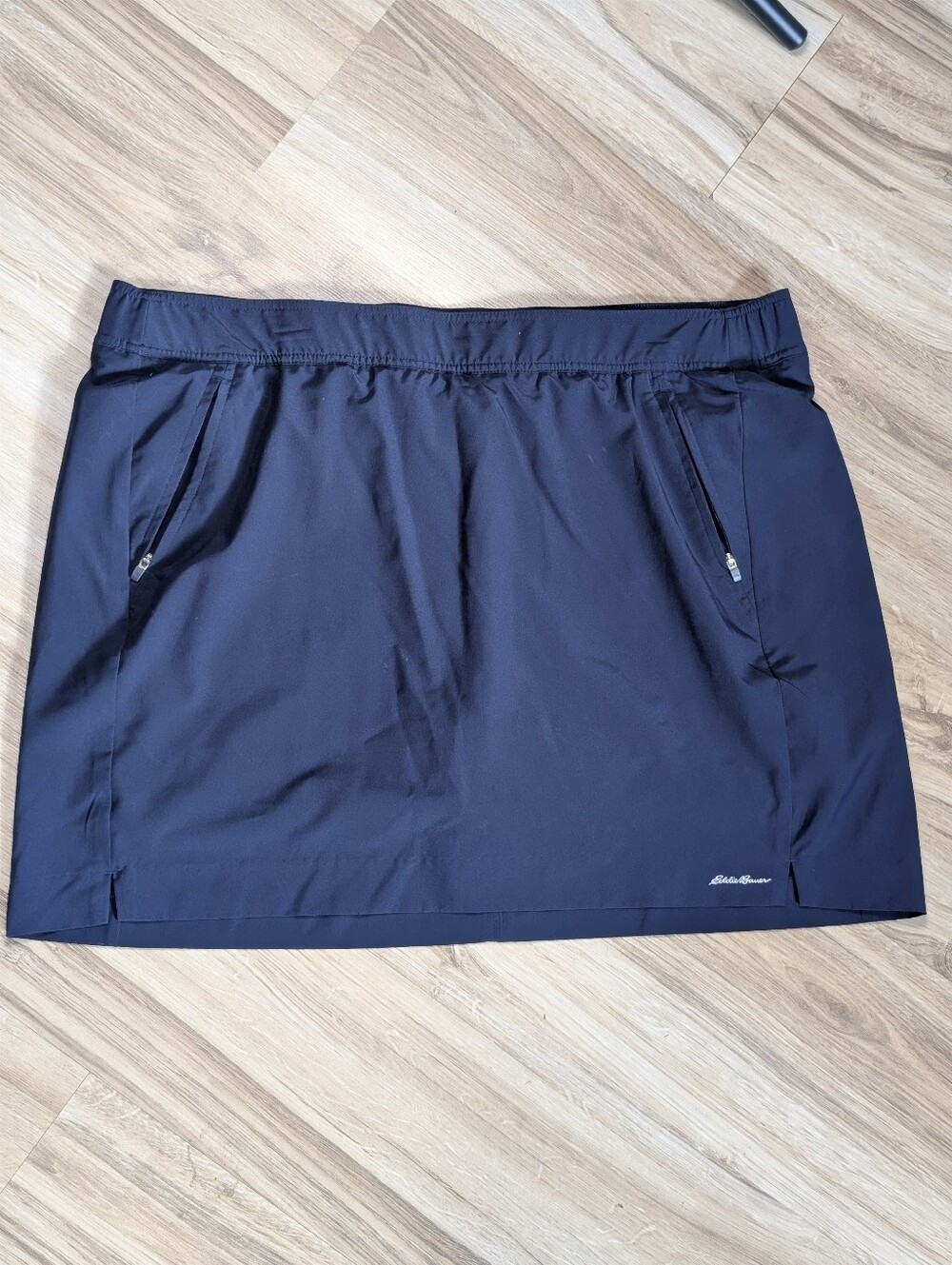 Eddie Bauer Blue Rainer Pull-On Skort Skirt with Attached Shorts